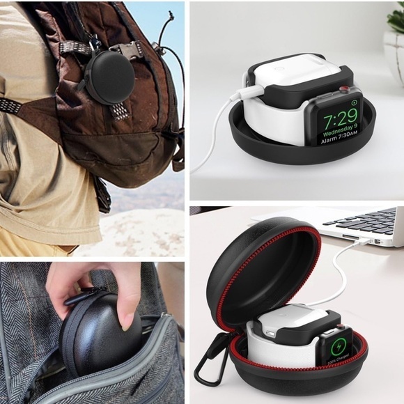 Storage Box,  charging dock for Apple Watch stand, travel dock storage hard case - Picture 7 of 8